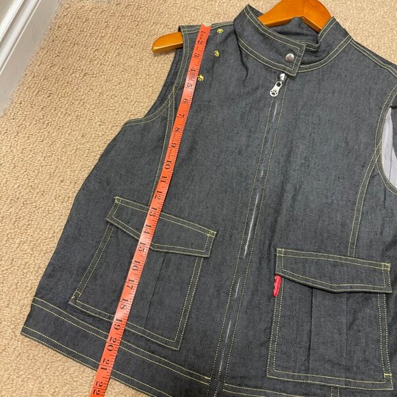 Vintage Kunio Collection by Kunio Sato Denim Vest – One Size - Picture 6 of 7